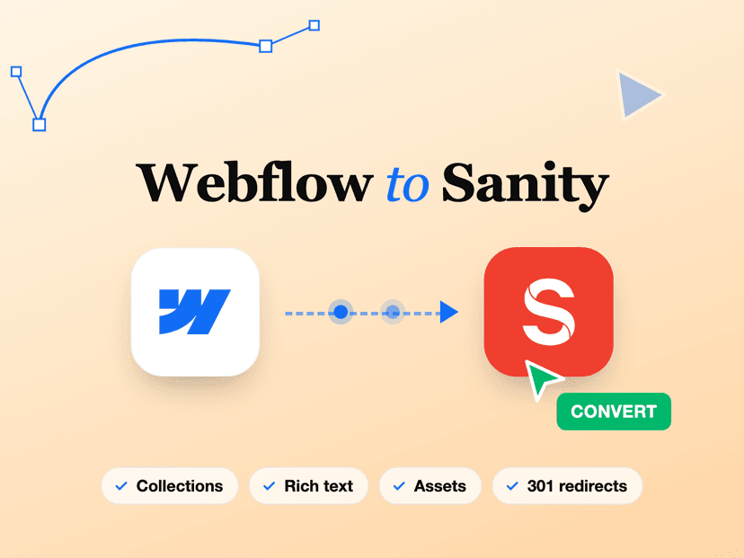 Webflow to Sanity